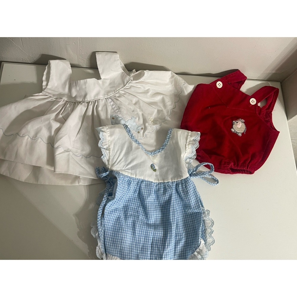 Vintage Doll Clothes Mixed Sizes Collectible Baby Dolls Clothing